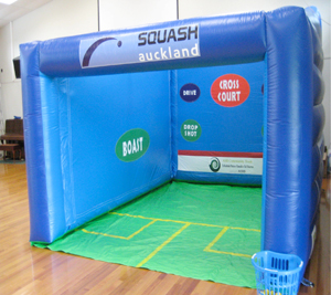 Inflatable court